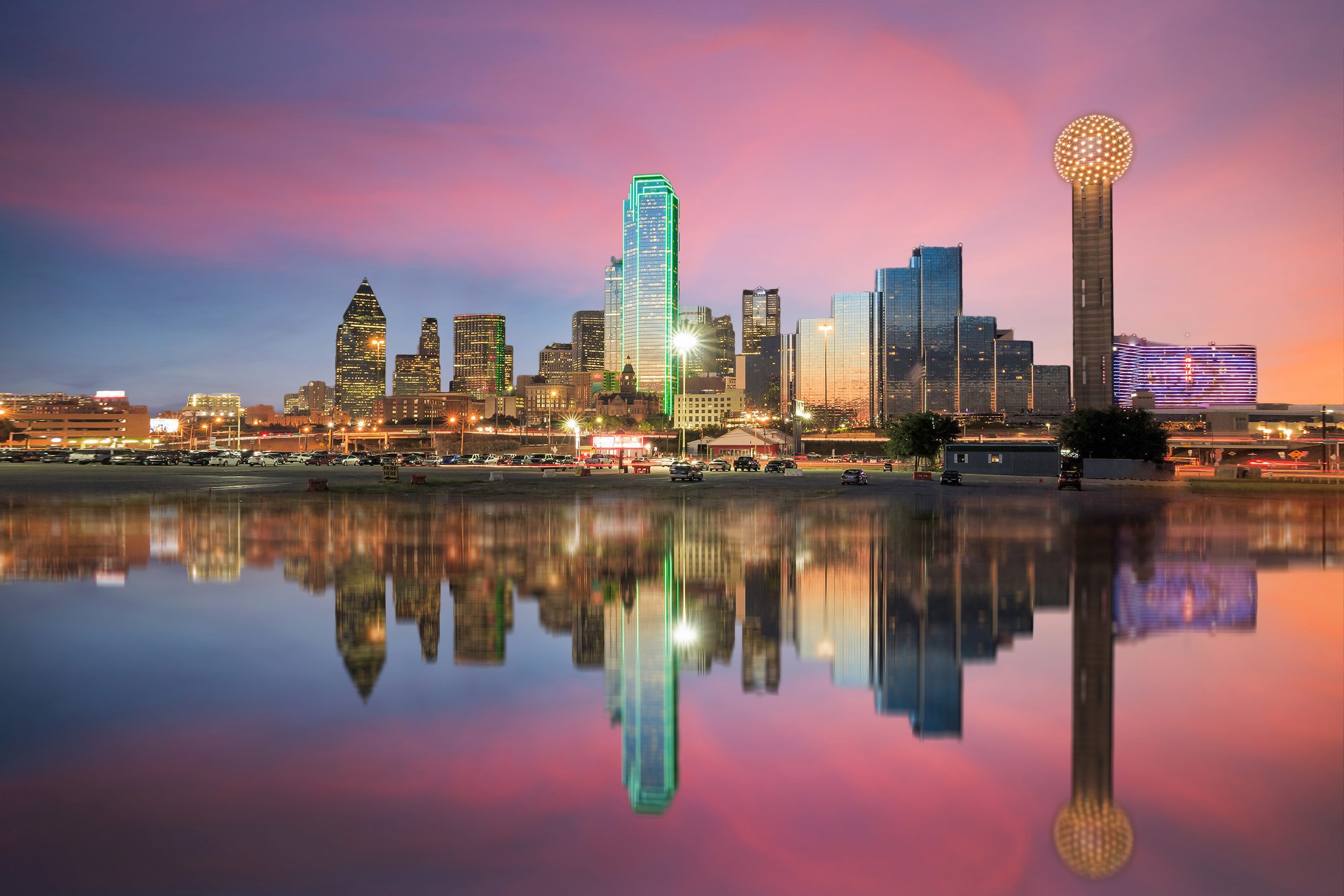 Dallas at dusk